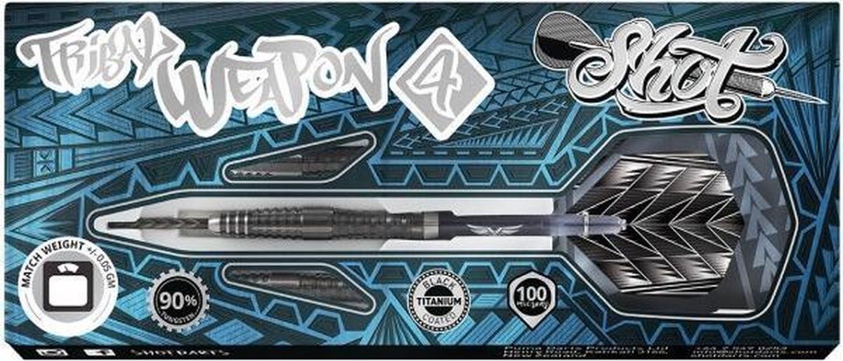 Shot Tribal Weapon 4 90% - 22 Gram - Zwart - 9415639064285