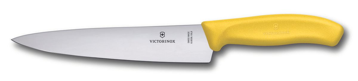 Victorinox SwissClassic Koksmes - 19 cm - Geel - 7611160038289