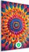 Merkloos / Sans marque Mandala Wall Decoration - Pattern Wall Decoration - Flower Poster - Industrial Wall Decoration - Living Room Poster - Bedroom Decoration Poster 60x90 cm