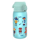 ION8 Kinder Waterfles, 350 ml/12 oz, Lekvrij, Makkelijk te Openen, Veilige Vergrendeling, Vaatwasserbestendig, BPA-vrij, Draaghendel, Makkelijk Schoon te Maken, Geurvrij, Koolstofneutraal, Robots