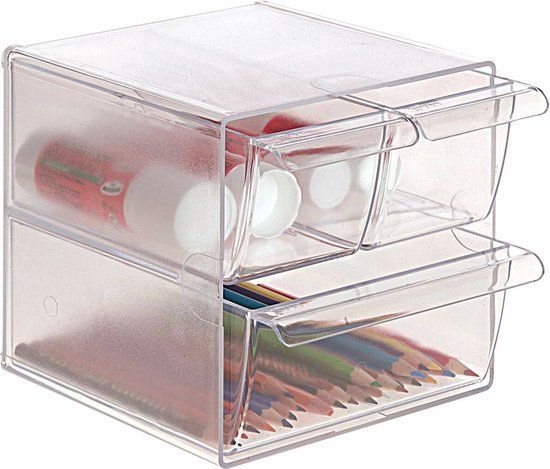 Archivo 2000 Organiser - 19 x 15 x 15 cm - Translucent