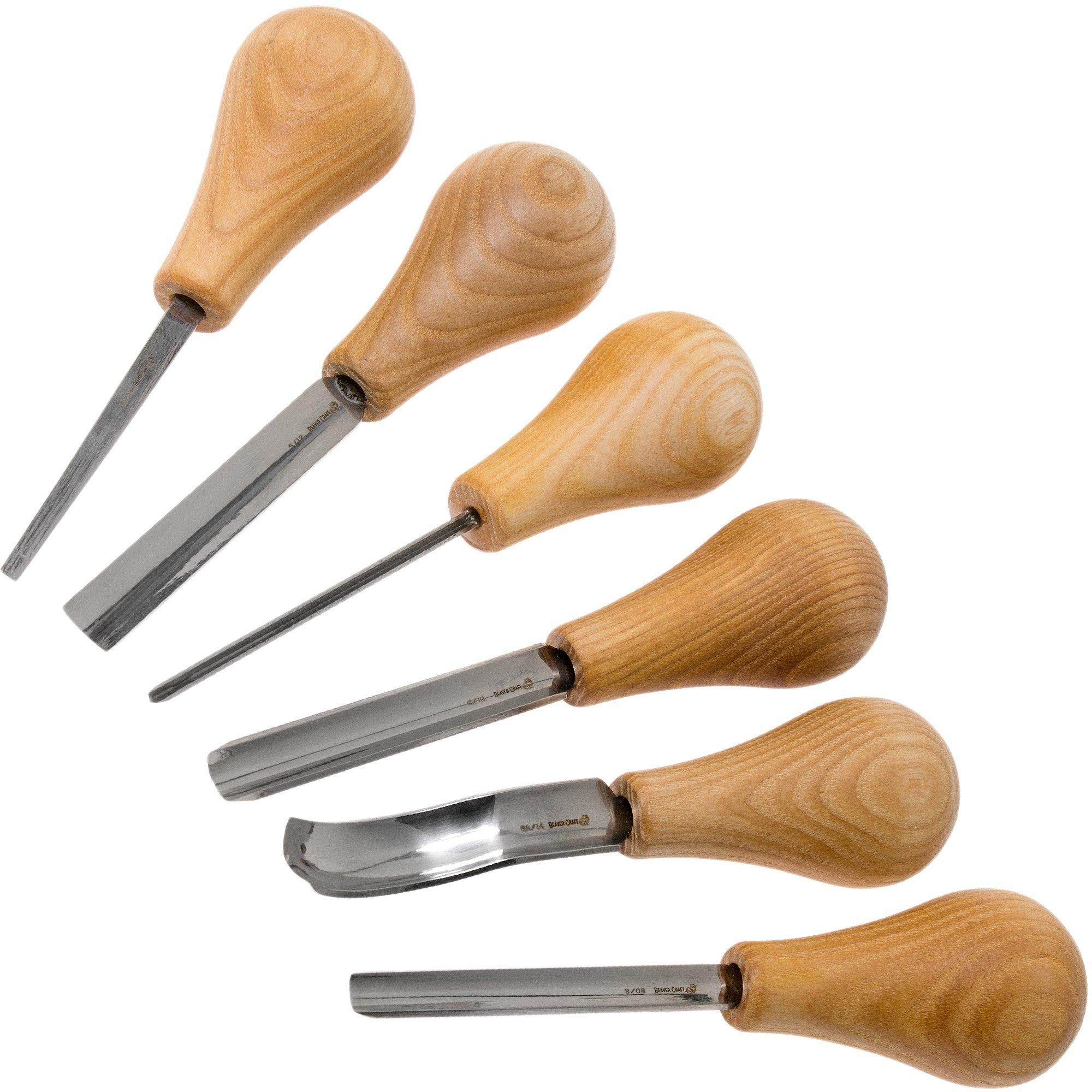 BeaverCraft Palm Chisel Wood Carving Set SC05 - Houtsnijset