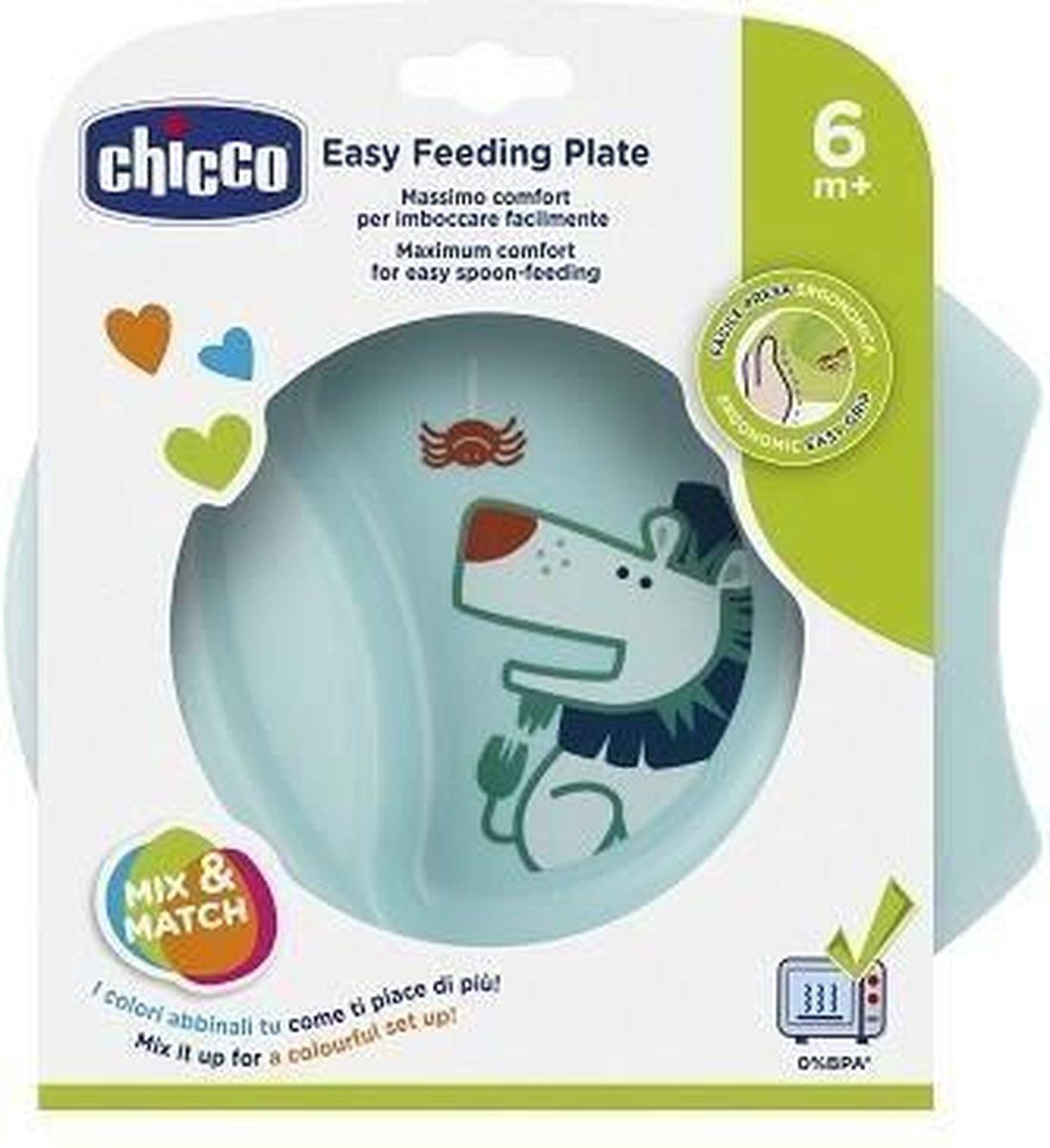 Chicco Diep Bord Met Versiering En Boord X1 6M+, Blauw