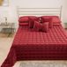 PETTI Artigiani Italiani - Dekbed voor Frans bed van zacht en warm fluweel, lente en herfst, sprei voor Frans bed, 100% Made in Italy