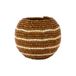 Light & Living Bougeoir en verre SUELO 15x12 cm - Marron/Naturel