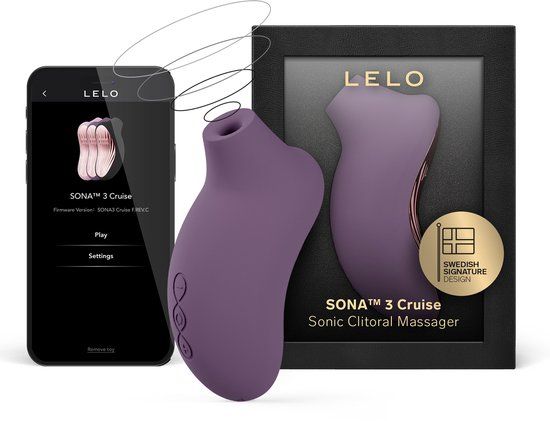 LELO SONA 3 Cruise – App-gestuurde Clitorisstimulator – Sonische Golven – Cruise Control – Pruim