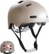 CRAZY SAFETY Skater Helm Vertigo Lichtbeige Maat L