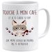 Cadeau Jungle Mug Cadeau voor collega's, raakt mijn koffie aan en ik slaat je | mok cadeau voor collega op het werk | cadeau-idee voor collega humoristische mok (wit)