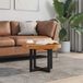 Maison Exclusive - Table basse teck avec résine, 60 cm
