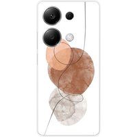 Xiaomi Redmi Note 13 Pro 4G Eén lijn bruin siliconen hoesje