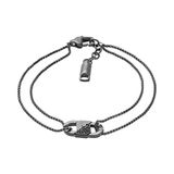 Emporio Armani EGS3173001 Heren Armband 21cm - Zwart
