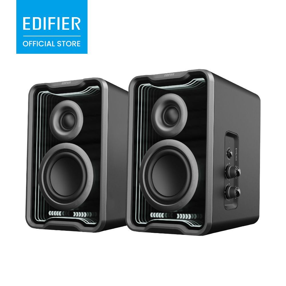 Edifier QR30 2.0 Desktopluidsprekers 30W RMS Bluetooth 5.4 RGB Lichteffecten Zijdekoepel Tweeter Multipoint Gaming Luidsprekers