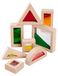 HABA Blocs de construction avec fenêtre - Lot de 8 en bois de hêtre, acrylique et ABS - Jouet sensoriel à partir de 1 an