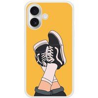 Apple iPhone 16 Sneakers Verstevigd hoesje met sublimatie bedrukking