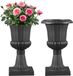 VEVOR 2x Plantenpot Planter Bloempot Spindel 25x42cm Zwart