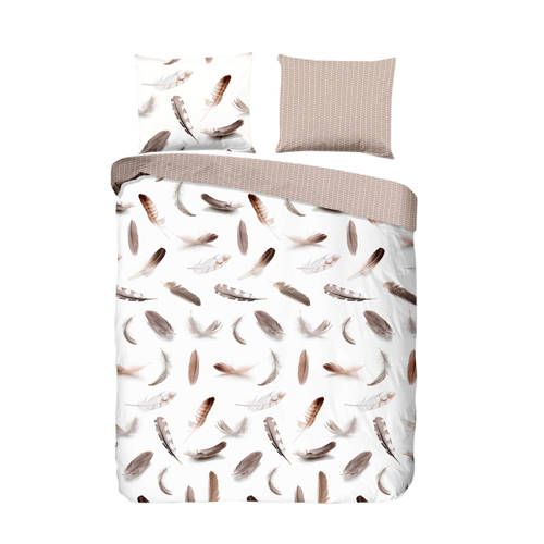 Good Morning Flanellen Dekbedovertrek 1 Persoons - Wit - 8717285178042