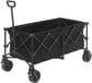 AXI SB141 Opvouwbare Bolderwagen XL – Bolderkar Zwart – Met Trekstang, Remmen en Hoes – 100 kg Draagvermogen – Eenvoudig mee te nemen - Metaal