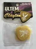 Steve Clayton Ultem Gold Rounded Triangle Plectrum - 0.38 mm - 12-pack