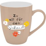 Tasse Sheepworld Tasse mit Motivdruck "Zu alt für den Scheiß", mit Banderole