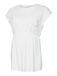 MAMALICIOUS Haut pour femme, Blanc neige/détail : crochet, S