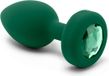 B-Vibe Vibrerende Juwelen Plug M/L Groen