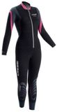 Cressi Lei Mono 2.5 Mm Freediving Wetsuit Voor Dames Zwart L