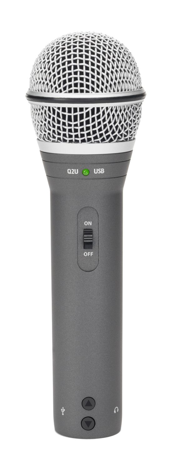 Samson Q2U USB PC Microphone - Grey