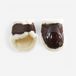 FOUGANZA PROTEGE-BOULETS CHEVAL MOUTON SYNTHETIQUE MARRON 500 X2
