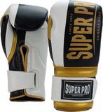 Super Pro Combat Gear Bokshandschoenen Bruiser Zwart/Goud/Wit 18oz