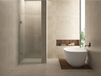 Wiesbaden Less Nisdeur 80 x 200 cm - Verre Claire/Bronze Brossé Cuivre