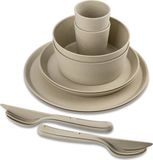 Koziol Bio-Circulair Koziol Serviesset Helsinki Set van 10 Organic Bruin Bio plastic