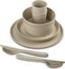 Koziol Bio-Circulair Koziol Serviesset Helsinki Set van 10 Organic Bruin Bio plastic