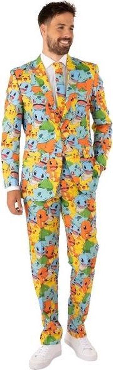 OppoSuits Pokémon Verkleedpak Heren Maat 48 - Multicolor
