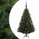 vidaXL Sapin de Noël artificiel avec boules 150 cm 150 LED Blanc chaud