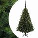 vidaXL Sapin de Noël artificiel avec boules 150 cm 150 LED Blanc chaud