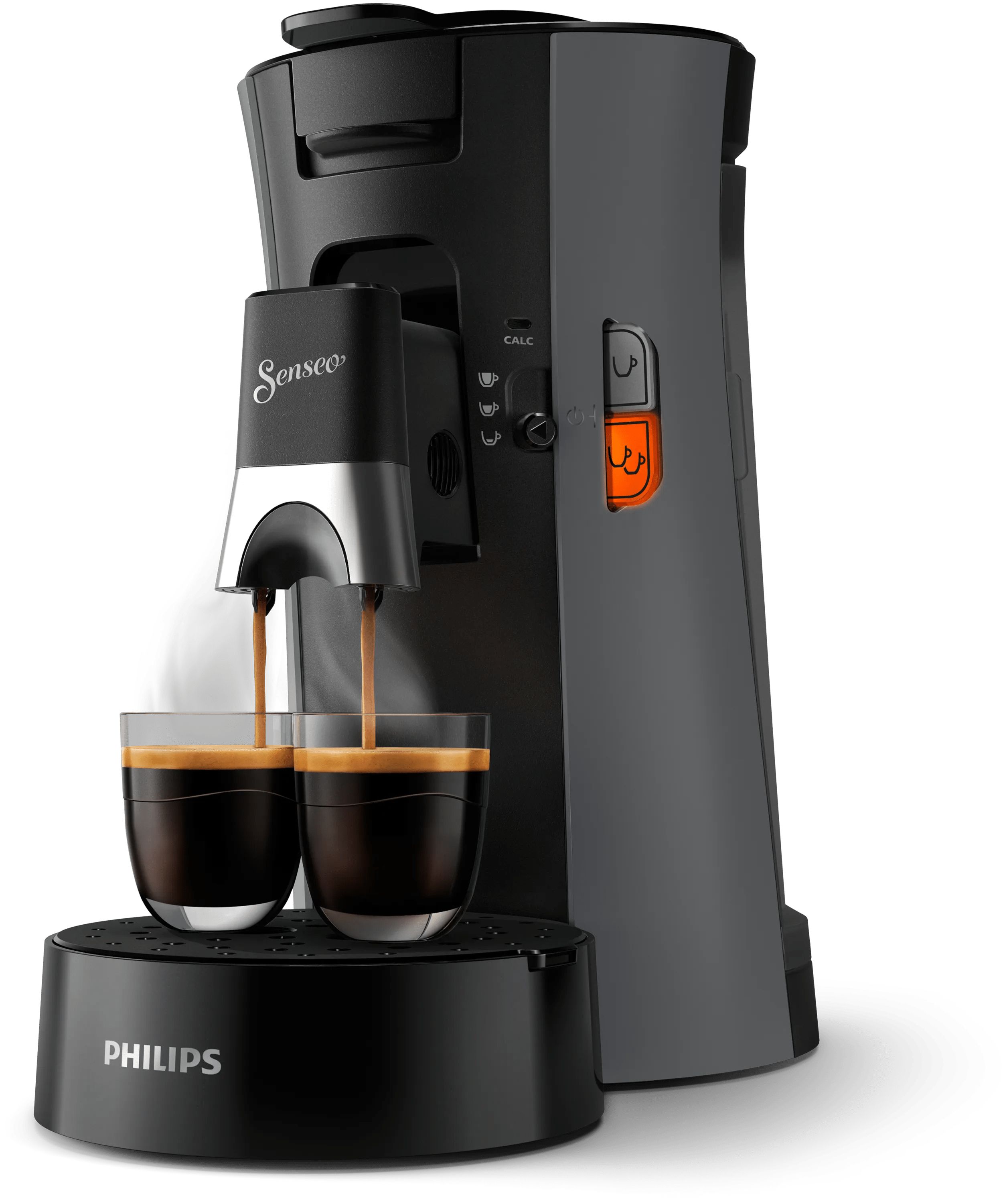 Senseo Philips Senseo Select CSA230/50 - Koffiepadmachine - Zwart/Grijs