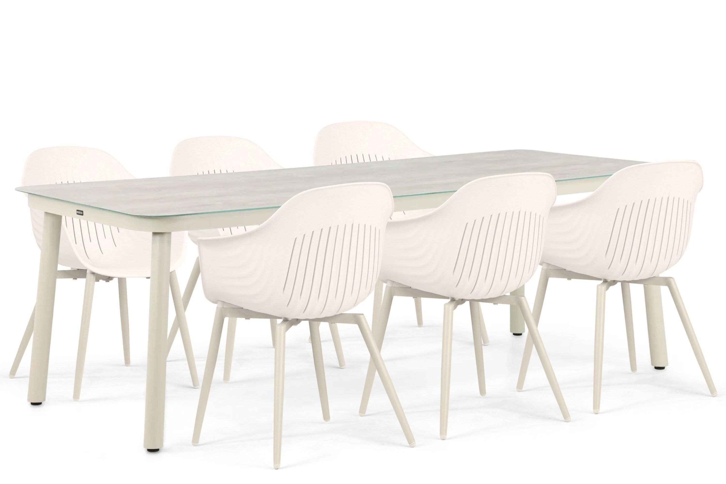 Lifestyle Garden Furniture Lifestyle Lissabon/Tavano 220 cm dining tuinset 7-delig