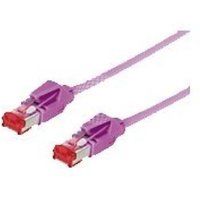 Tecline exertis Connect - Verbindingskabel - RJ-45 (M) naar RJ-45 (M) - 25 m - SFTP - CAT 6 - halogeenvrij - heide violet
