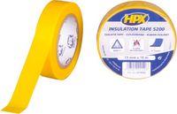 HPX PVC isolatietape - geel 15mm x 10m