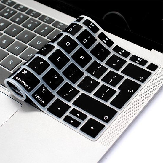 Lunso Keyboard bescherming - MacBook Air (2018) - Zwart