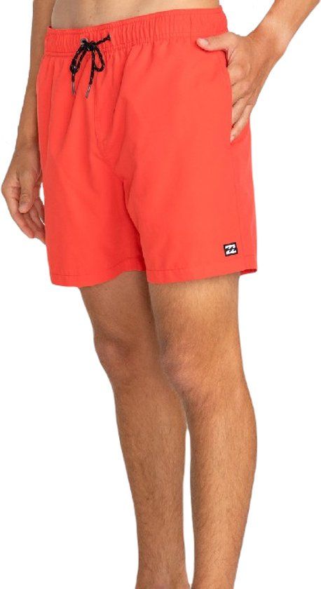 Billabong All Day Layback 16 Boardshort - Red Hot - Men - Size S