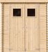Timbela M309 - Houten tuinhuis - 3,53 m² - 204x204xH200 cm - zonder vloer