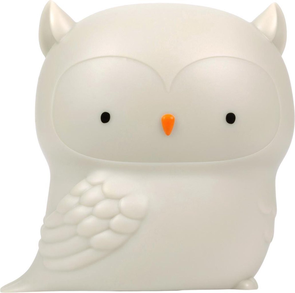 A Little Lovely Company ledlamp Owl junior 11,8 cm PVC wit