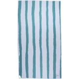 Tropesa Serviette de plage 160 x 90 cm, rayé vert/blanc