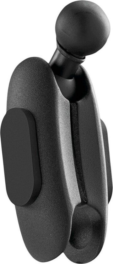 Lampa Optiline Titan Orbit - Telefoonhouder voor Scooter/Motor - Universeel - Zwart - Draadloos Opladen