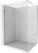 Mexen Kioto paroi de douche Walk-in 75 x 200, transparent 8 mm, or