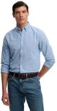Superdry Preppy Oxford Overhemd met Lange Mouwen Heren Sky Blue Chambray Linnen Regular Fit XXXL