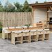 Prolenta Maison Exclusive Tuinset voor buiten, 11-delig, met kussens, beige, van polyrotan