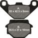 EBC Plaquettes de frein, type FA251, exécution standard