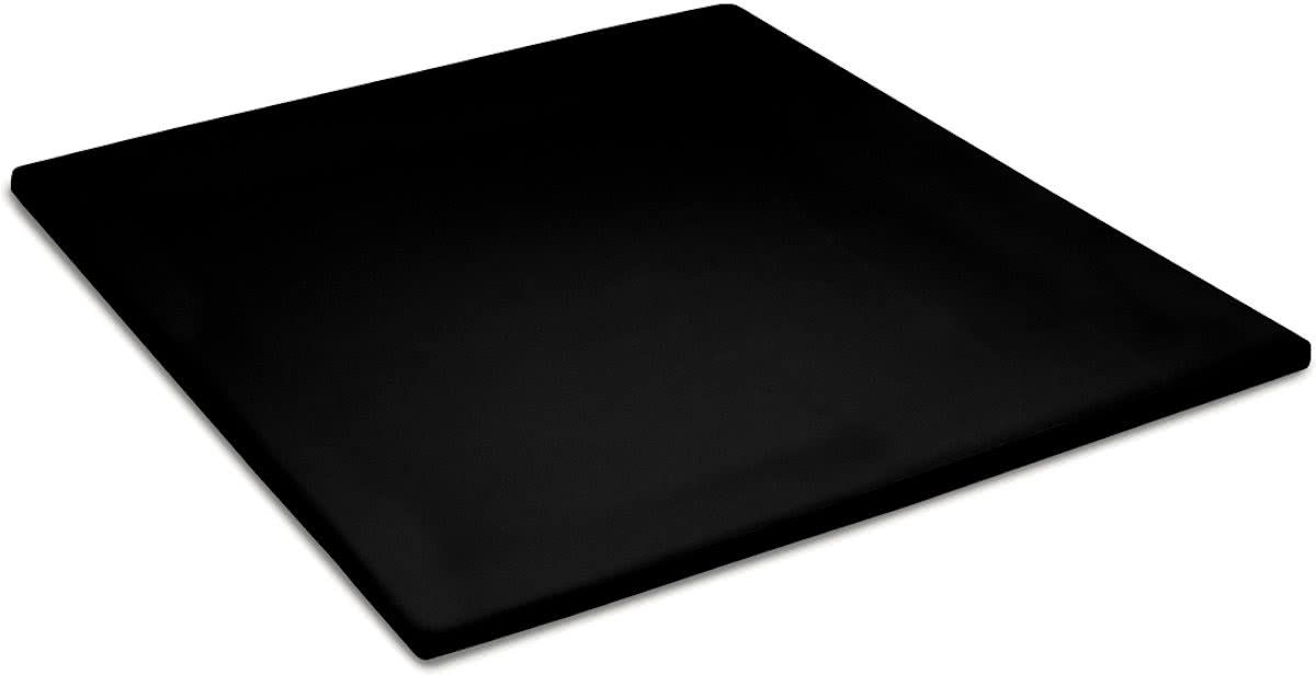 Cinderella Hoeslaken Basic Topmatras - Katoen - 180x220 cm - Black
